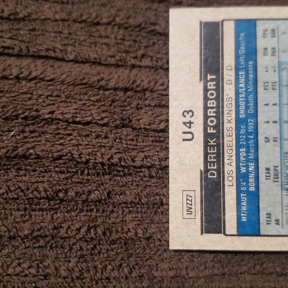 Derek Forbort OPeeChee Hockey Card - Picture 5 of 7